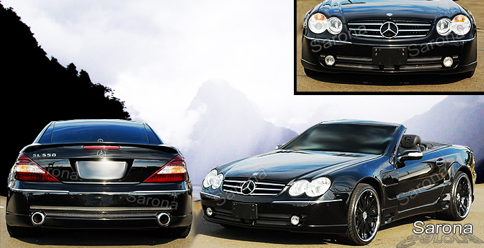 Custom Mercedes SL  Convertible Body Kit (2003 - 2008) - $1890.00 (Manufacturer Sarona, Part #MB-090-KT)